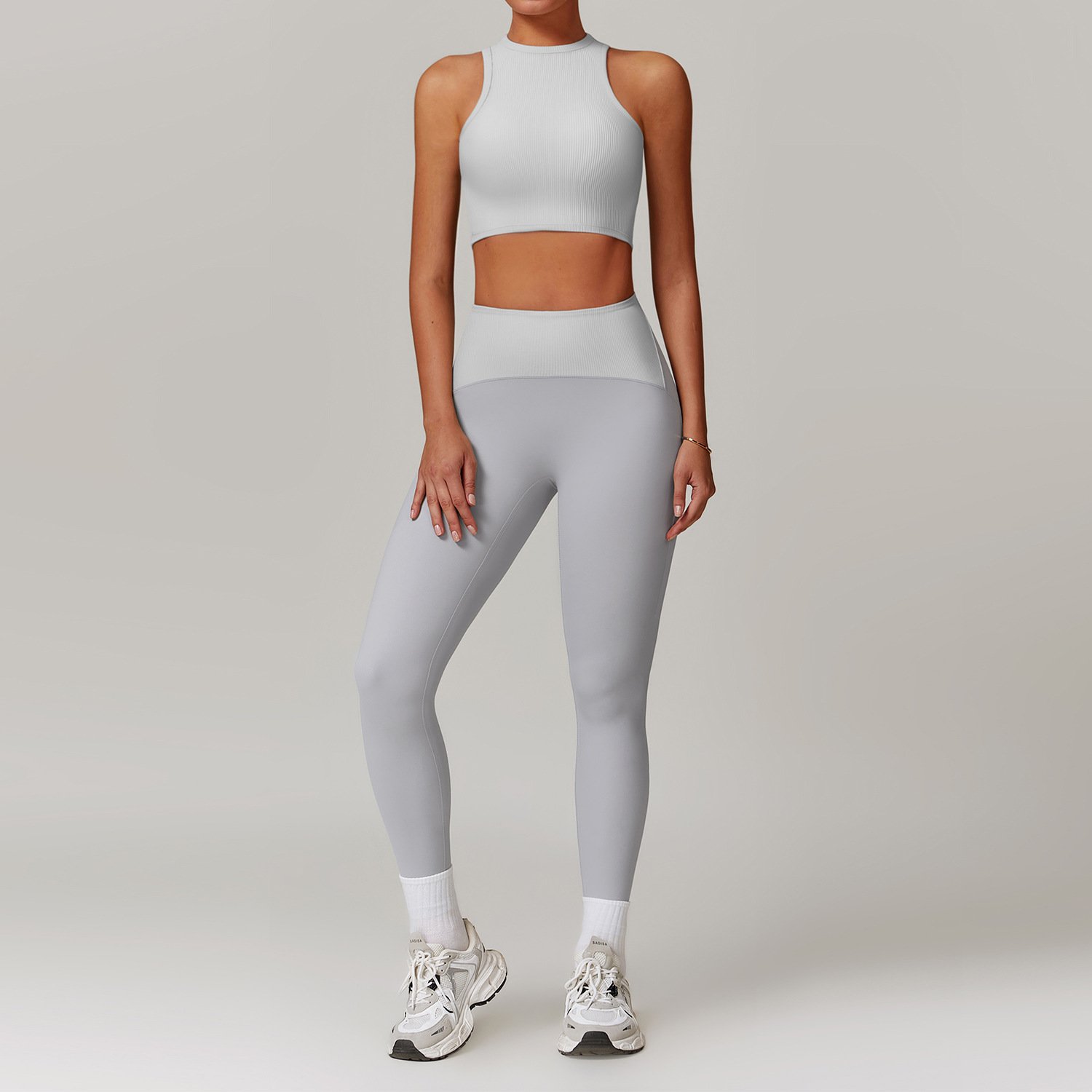 Women Sets Selling Logo Gym Fitness Yoga Leggings Sportswear Two 2 Piece set Women's Yoga Set For Women