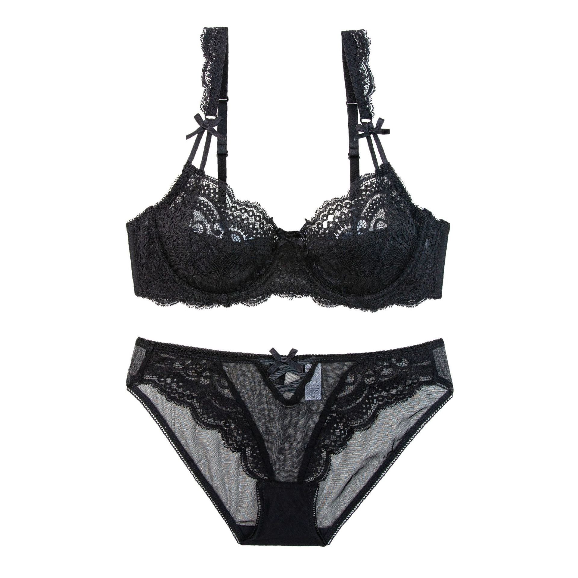 Direct Manufacturer breathable lace bra and panties set Women bra set Hot Designer Two Piece bra and panties Sets