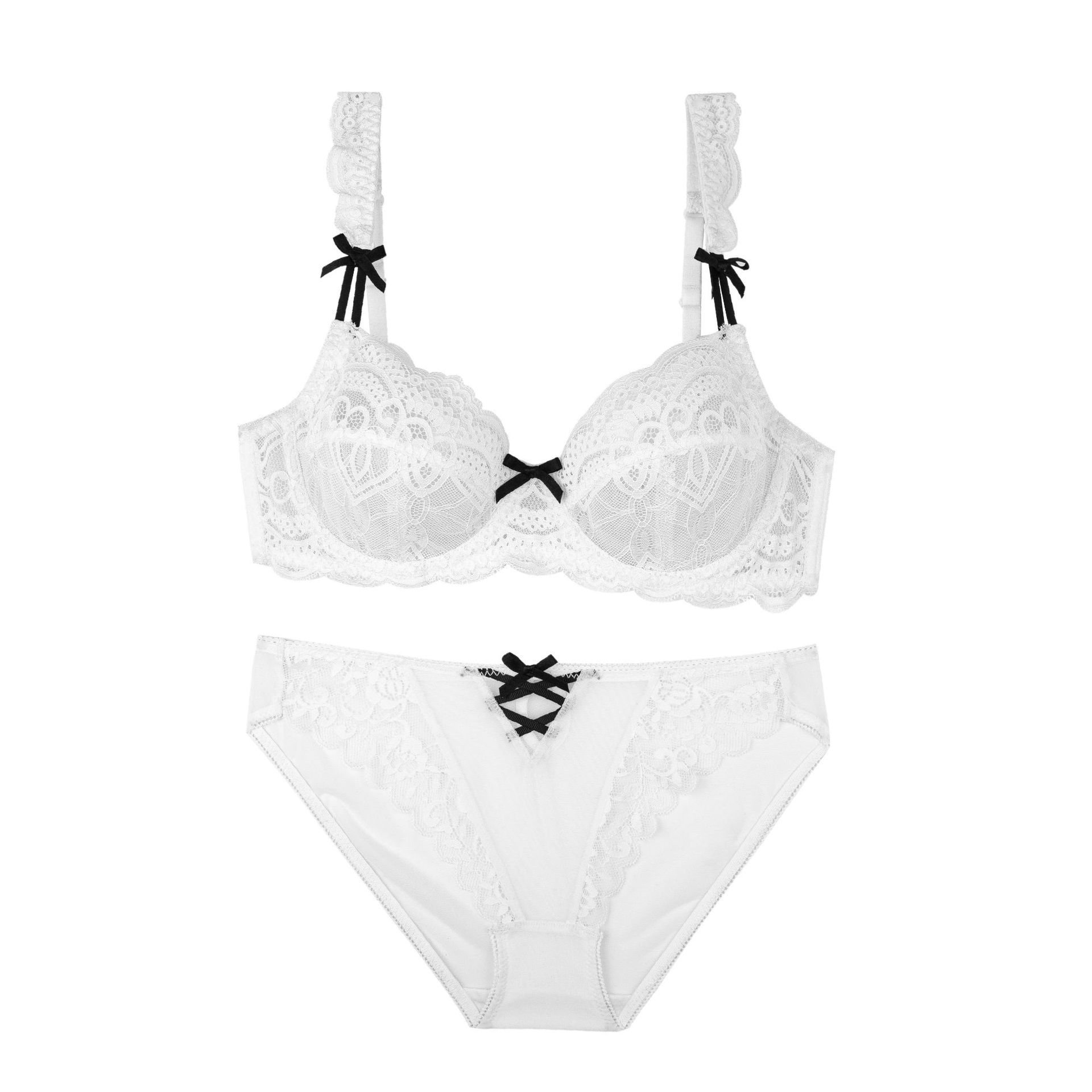 Direct Manufacturer breathable lace bra and panties set Women bra set Hot Designer Two Piece bra and panties Sets