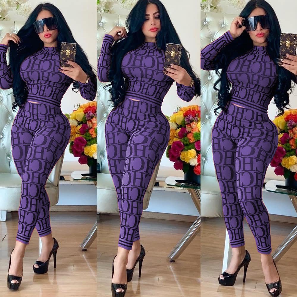 OLAF 2023 Fall Women Luxury Clothes Designer 2 Piece Tracksuit Set 3xl Outfits Clothing Fashion Brand Two Piece Pants Sets