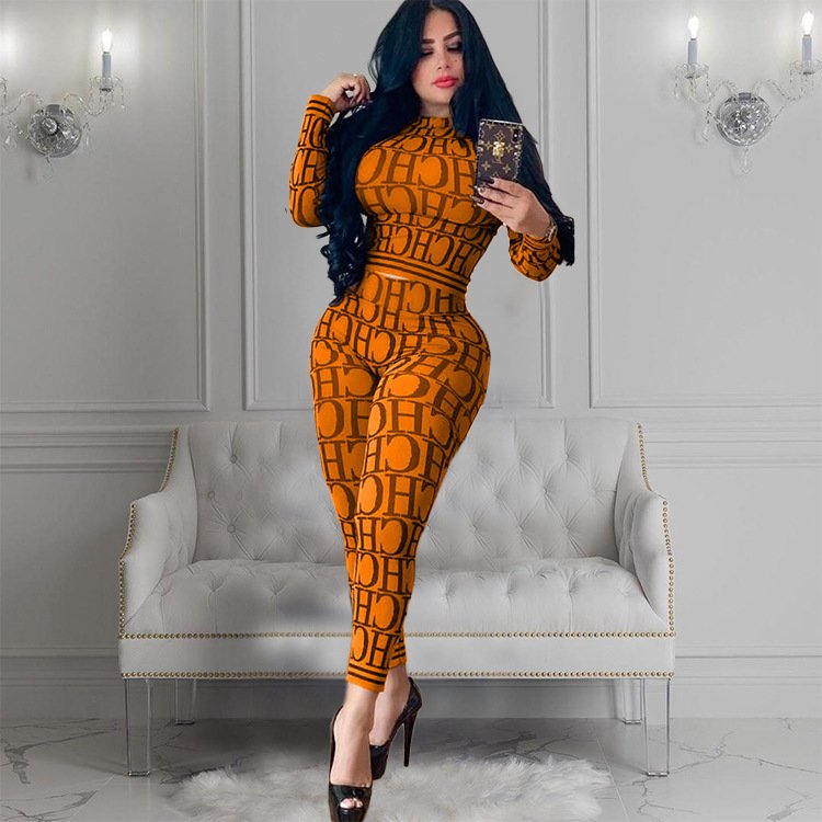 OLAF 2023 Fall Women Luxury Clothes Designer 2 Piece Tracksuit Set 3xl Outfits Clothing Fashion Brand Two Piece Pants Sets
