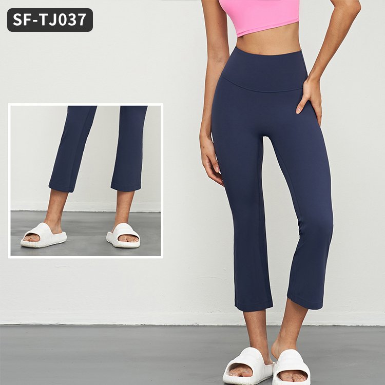 Wholesale Pants Yoga Flare Leggings Ladies High Waist Sports Gym Fitness Wear Women's Sports Set Gym Fitness Sets Yoga Sets