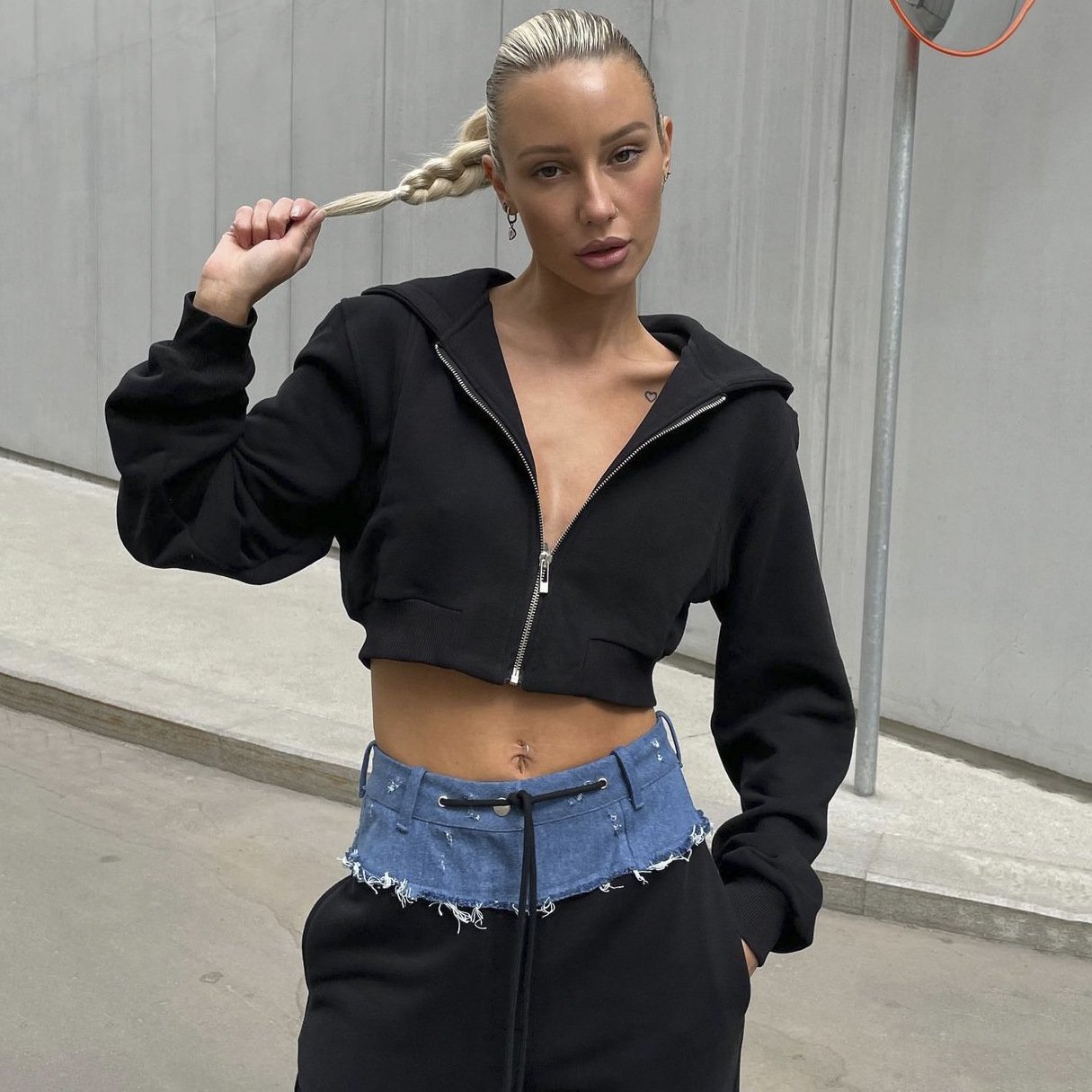 Fall Zip Up Two Piece Pant Sets Ladies Elegant Lounge Wear Women's Hoodie Set