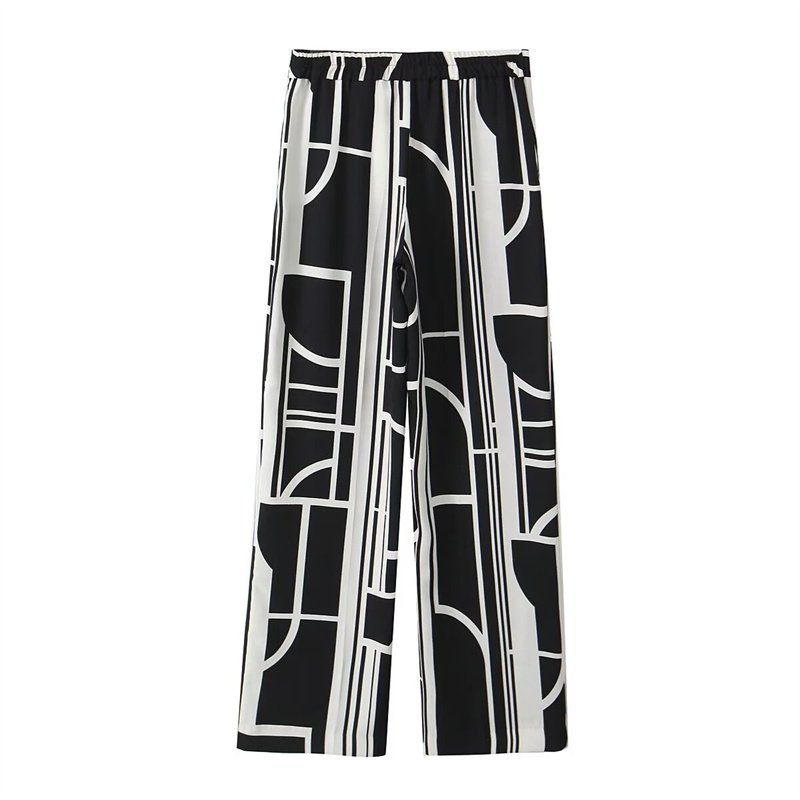 TAOP&ZA women's clothing 2024 early autumn new high waist casual loose trousers 8093235 9273235