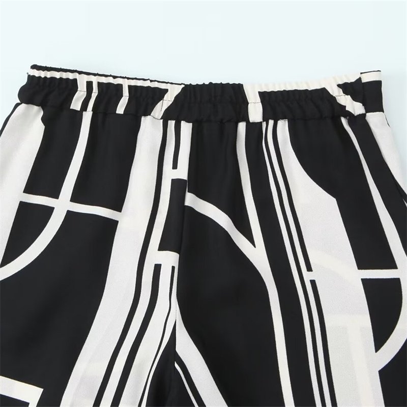 TAOP&ZA women's clothing 2024 early autumn new high waist casual loose trousers 8093235 9273235