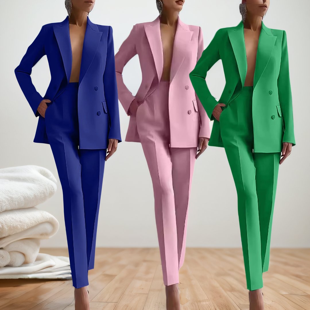 Latest Desgin Business Suits For Women Slim Blazer And Pants Set For Women Formal Suit Ladies Suits Office Wear