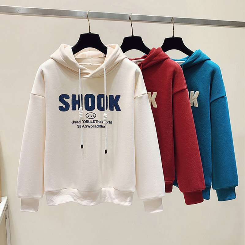 Custom wholesale Oversized hoodi sweatshirts set luxury designer Towel Embroidery crop women puff print hoodies manufacturer