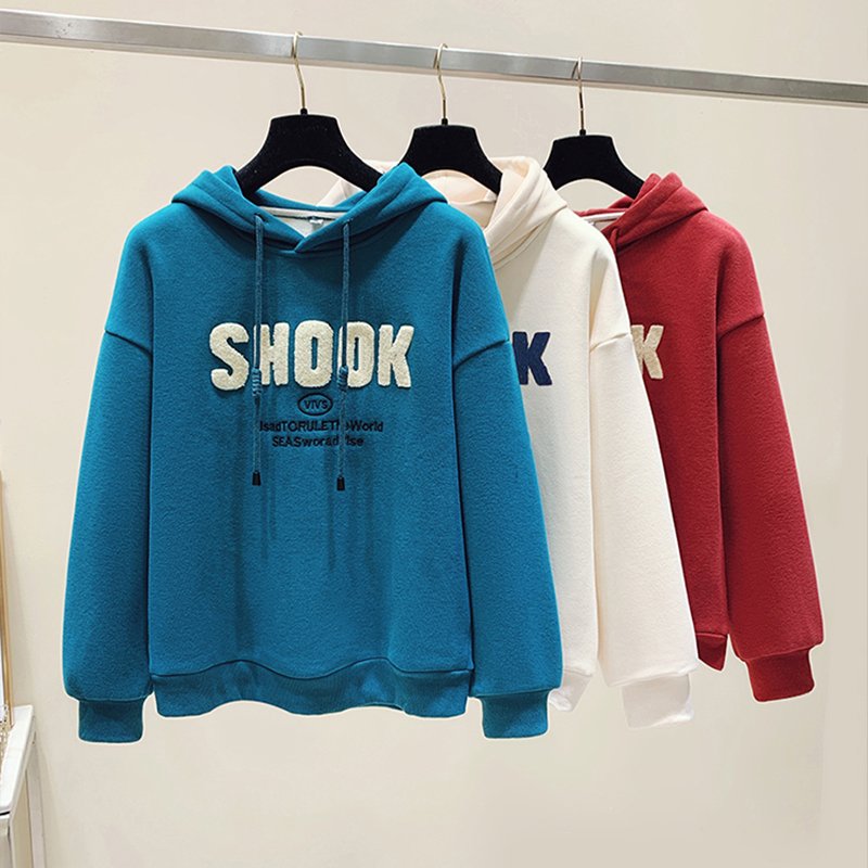 Custom wholesale Oversized hoodi sweatshirts set luxury designer Towel Embroidery crop women puff print hoodies manufacturer