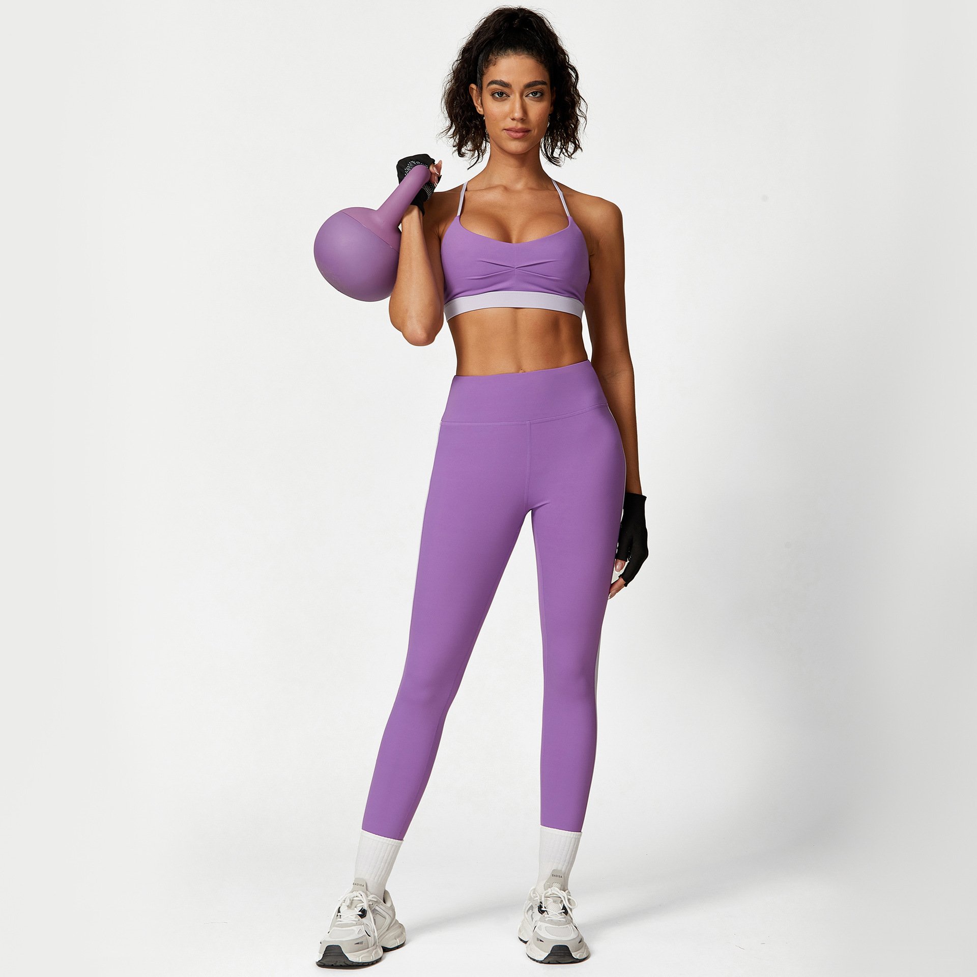YIYI Strap Push Up Tops Leggings Sets For Women Beauty Back Butt Lift Gym Fitness Sets Workout Sets For Women High Quality