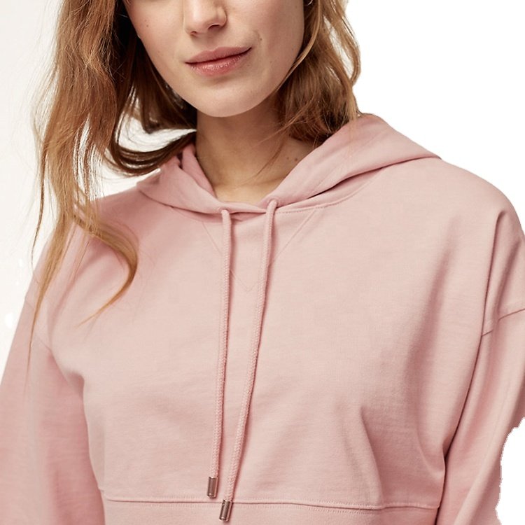 Crop Hoodies Wholesale Women Clothing 2021 Two Piece Set Crop Top Oversized Hoodies Women's Shorts
