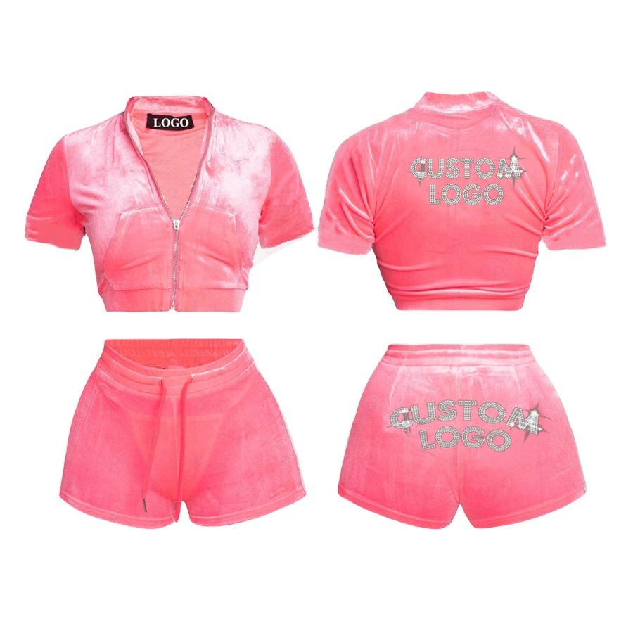 2024 new arrivals Trendy Loungewear Women's Long Sleeve Shirts Sets Floral Print Women Shorts Matching Two Piece Outfits