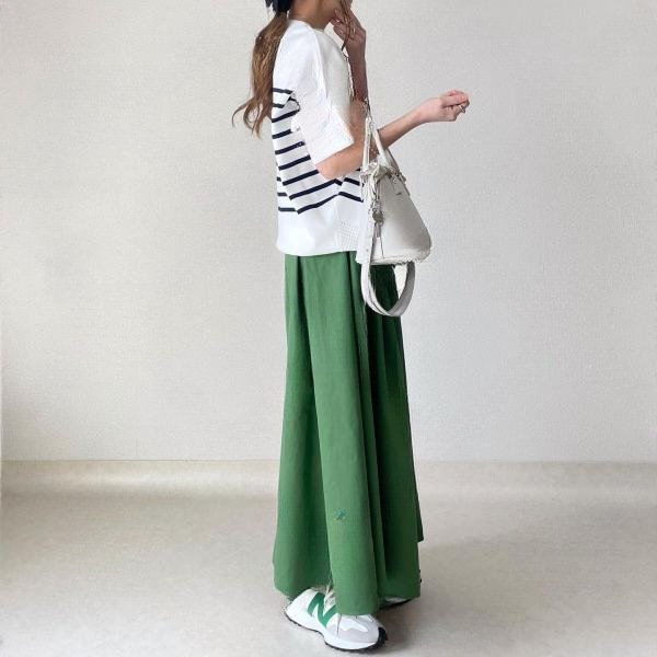 Boutique Wholesale 2024 Summer New Fashion Striped Thin Ice Silk Knitted Sweater Linen Half Skirt Women's Set