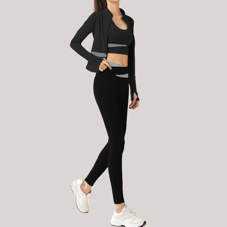 Customized Plus Size Yoga Sets Butt Lifting Yoga Wear Set Spandex Fabric Yoga Sets For Women