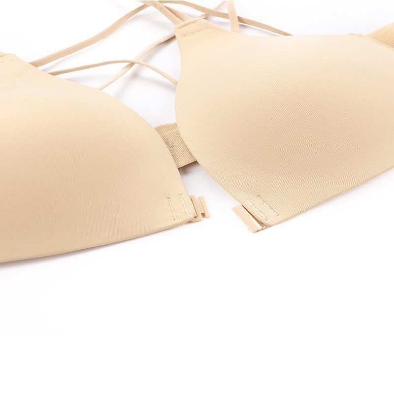 women's bra sets seamless wire free solid underwear female lingerie