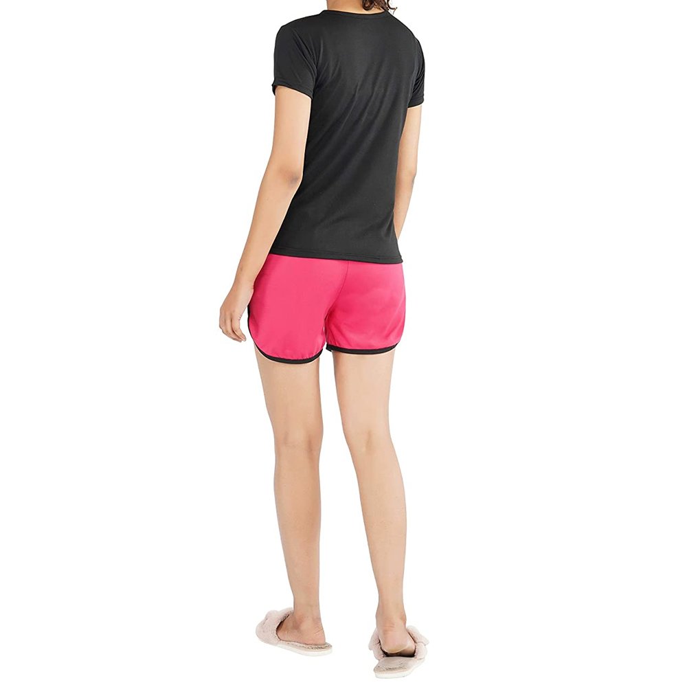 Latest fashion design Casual wear women's T Shirt and shorts sets Twin Sets casual women clothing twin set