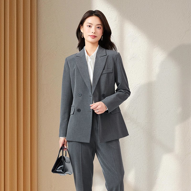 Formal Fit Two Piece women's sets ladies suitssuits set for Professional Blazer Long Sleeve Pants Business office dress Clothing