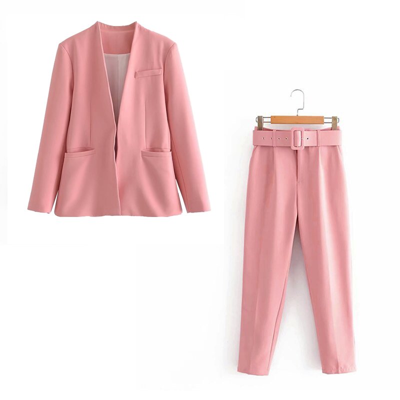 Elegant and Professional High Quality Womens Formal Suit Set with Blazer Vest and Trousers for Office Wear