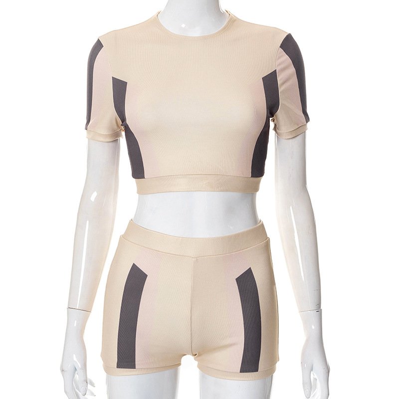 2023New Arrival High Waisted Women's Sets 2 Piece Shorts Set Women
