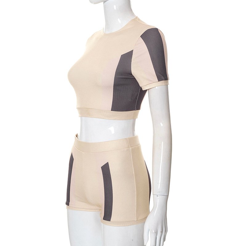 2023New Arrival High Waisted Women's Sets 2 Piece Shorts Set Women