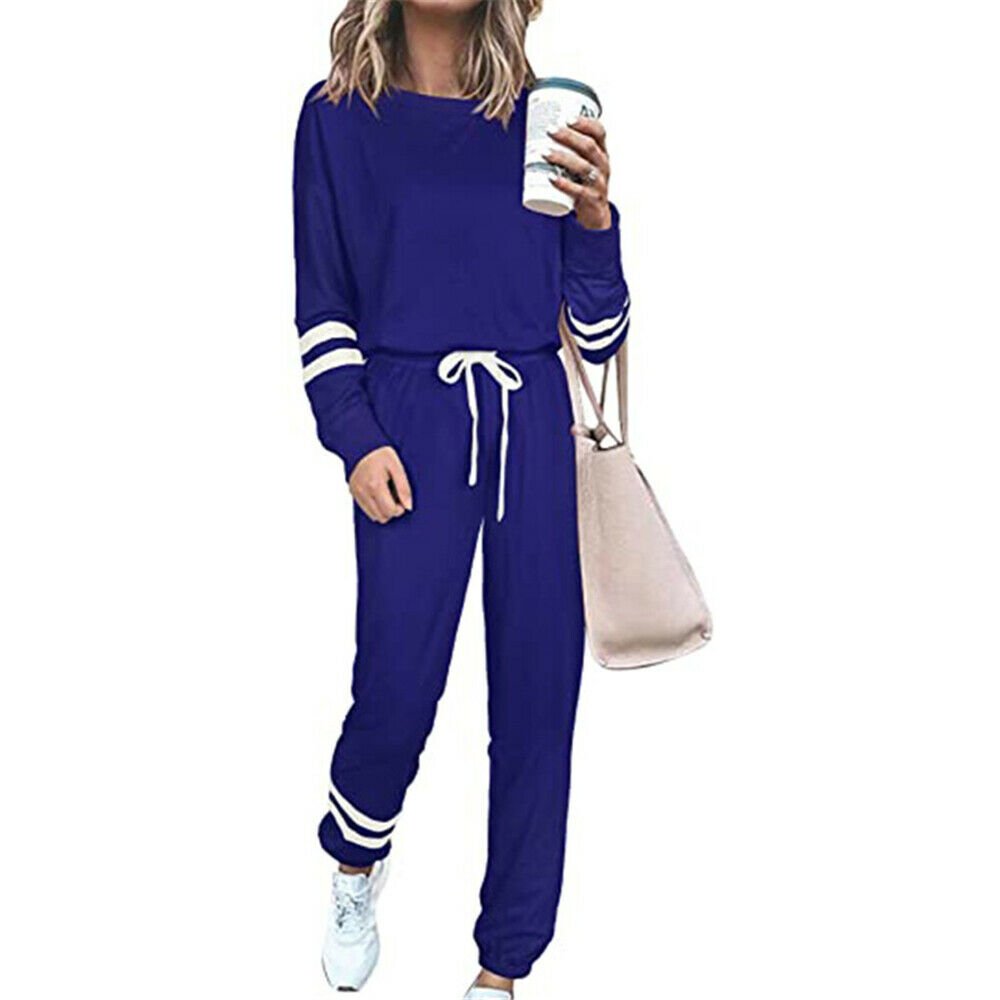 Tracksuit Set Women Wholesale Custom Casual Cotton Women Sweat suit Ladies Tracksuit