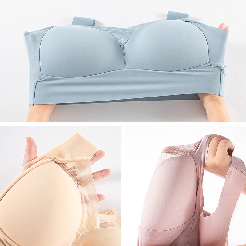 Sexy Seamless Lace Underwear Brasier Without Underwire Gym Fitness Exercise Top Bra Plus Size Bralette Push Up Bra For Women