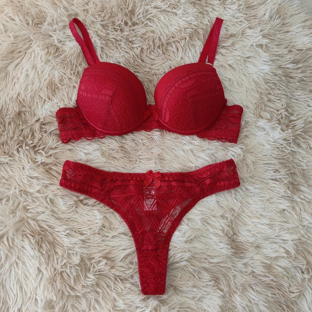 Push up sexy lace women's underwear product bra and panties sets bra set