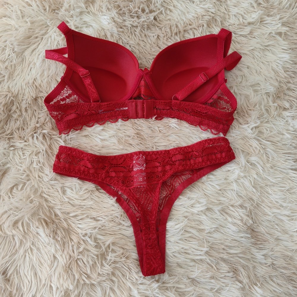 Push up sexy lace women's underwear product bra and panties sets bra set