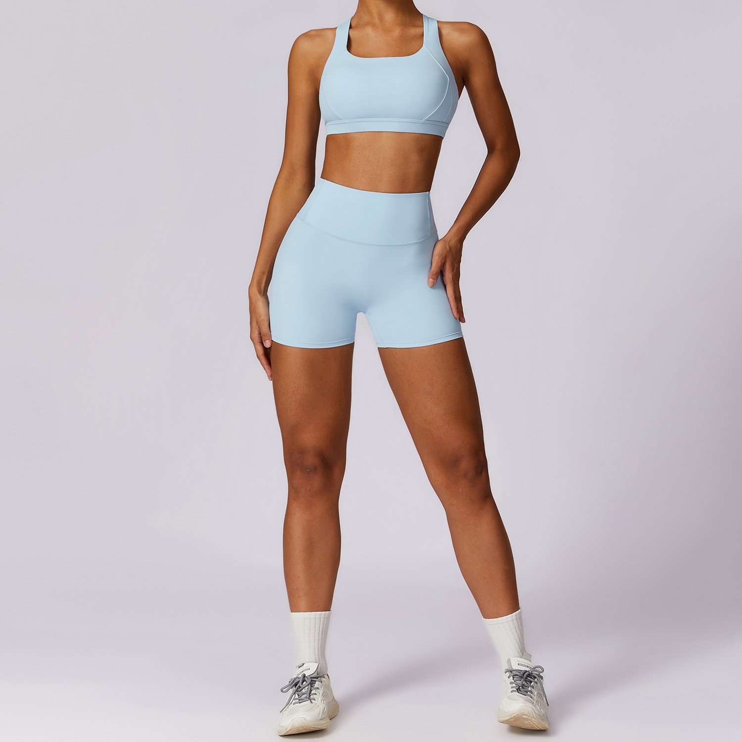 Custom Logo Spring Summer Dance Seamless Plus Size High Quality Gym Fitness Sportswear 2 Piece High Waist Leggings Yoga Sets