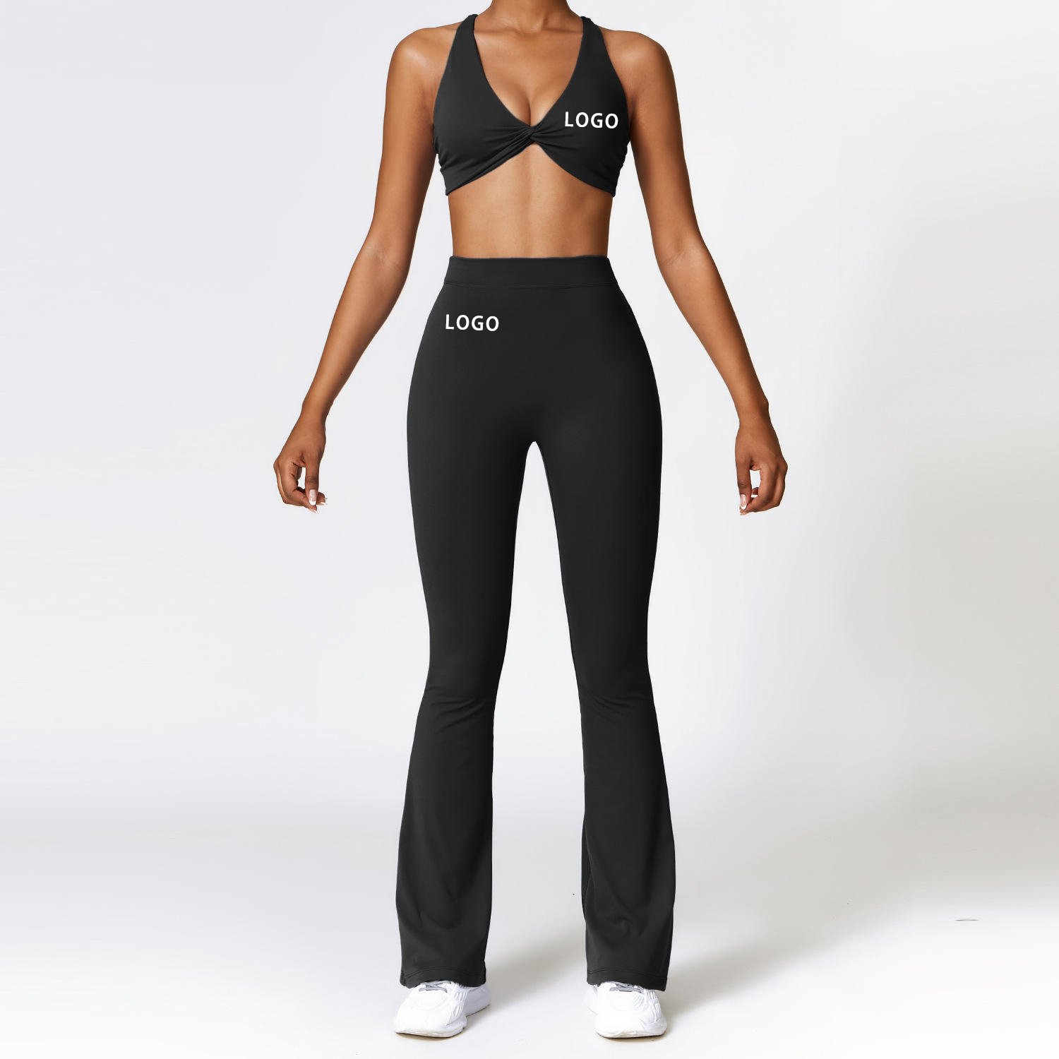 Wholesale Yoga Sport Wear Clothing 2 Piece Set Gym Fitness Sets Women Sportswear Sets