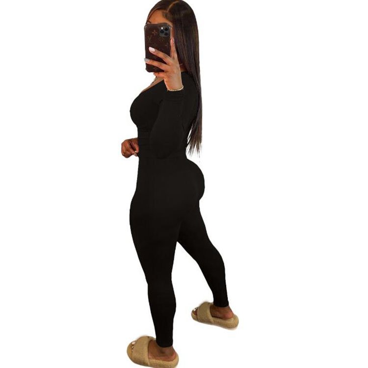 custom women bank 2 piece sets women clothing fall 2022 V Neck two piece women's sets