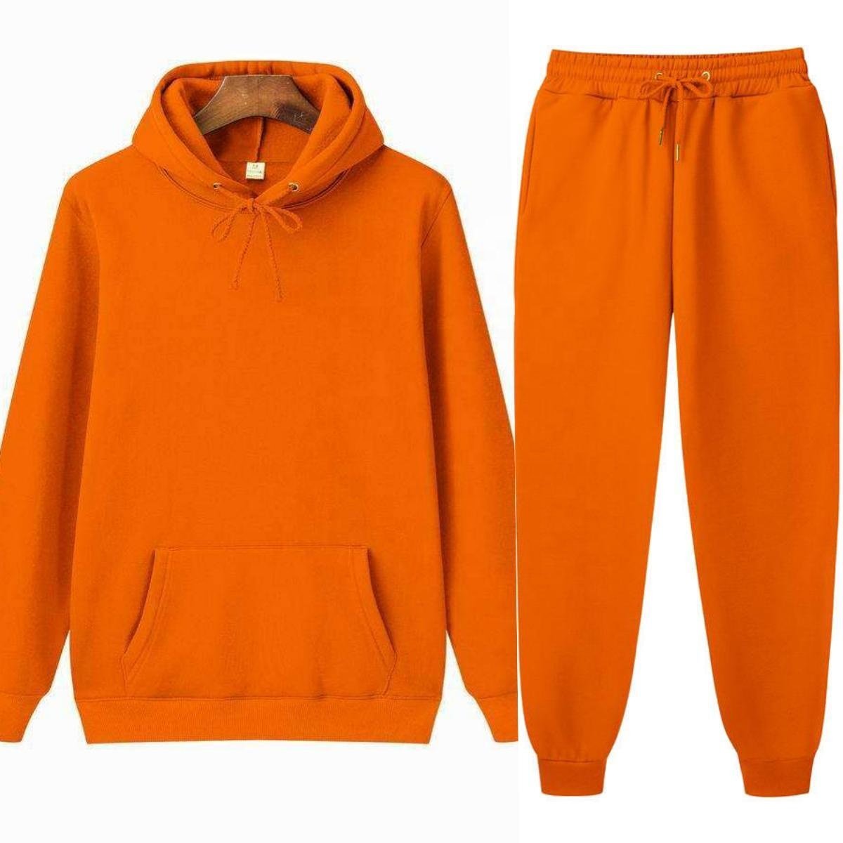 Custom Logo Women Sweatsuit Tracksuit Hoodies Sets Cotton Jogger Set 2 Piece Set Womens Hoodies Women's Hoodies & Sweatpants