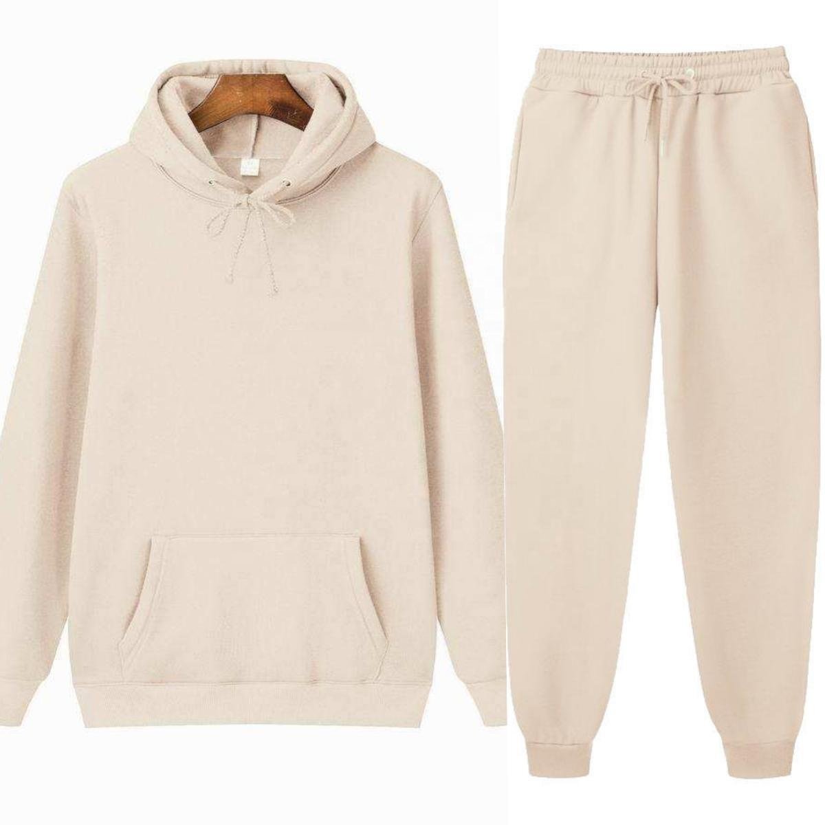 Custom Logo Women Sweatsuit Tracksuit Hoodies Sets Cotton Jogger Set 2 Piece Set Womens Hoodies Women's Hoodies & Sweatpants