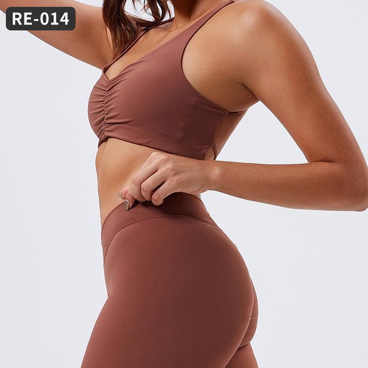 Customization Sports Recycled Nylon Fabric Training Workout Yoga Gift Fashion Girl's Skin Care Set Women's Sets Gym Fitness Sets