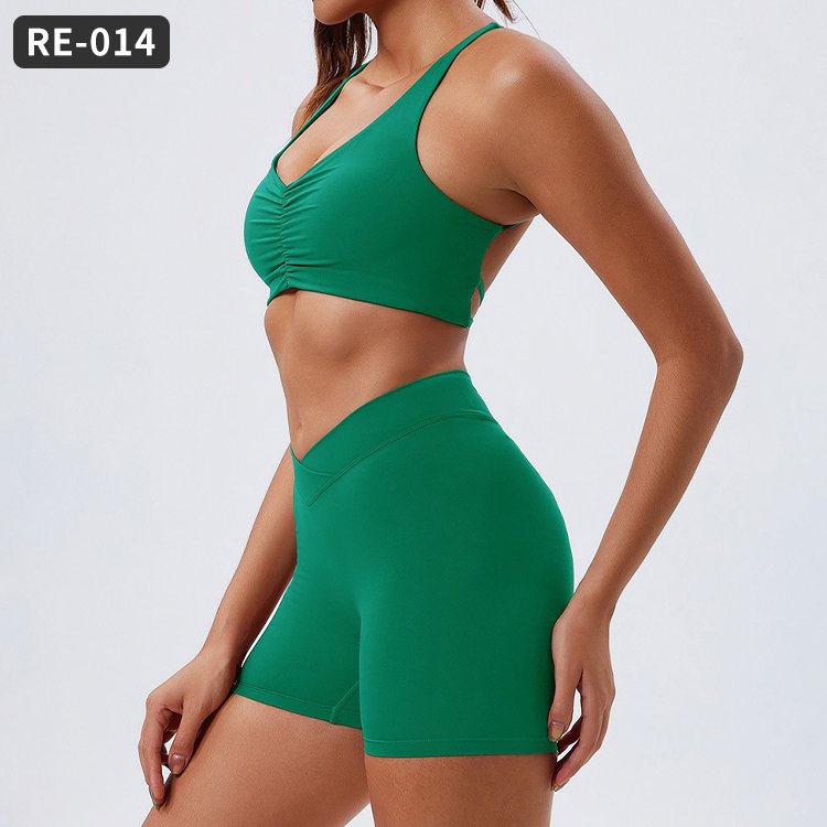 Customization Sports Recycled Nylon Fabric Training Workout Yoga Gift Fashion Girl's Skin Care Set Women's Sets Gym Fitness Sets