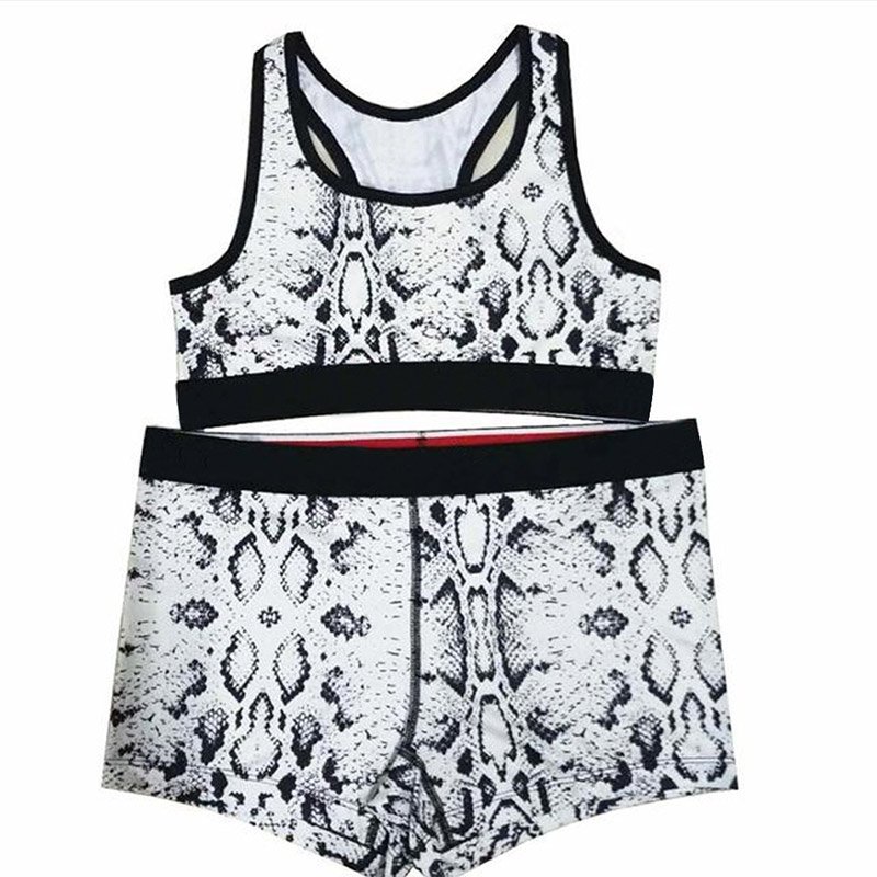 OEM ODM Women Panties Thong Sexy Sport Casual Two Piece Set Custom Crop Top summer Clothes Women's Underwear