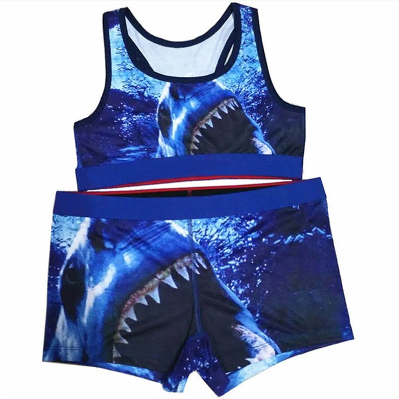 OEM ODM Women Panties Thong Sexy Sport Casual Two Piece Set Custom Crop Top summer Clothes Women's Underwear
