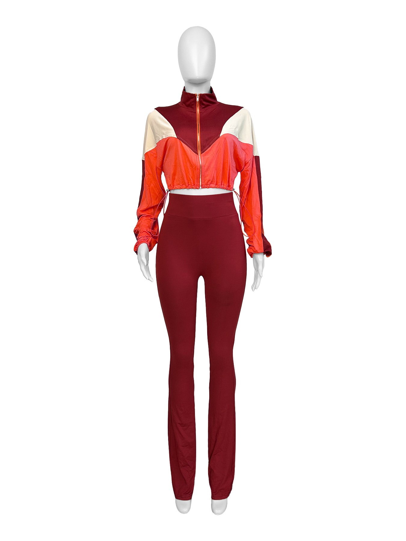 2024 Fall Outfit Women Trendy Clothes 2 Piece Sets Skinny Sweat Pants and Hoodie Flared Pants Suit Women's Jogger Two Piece Set