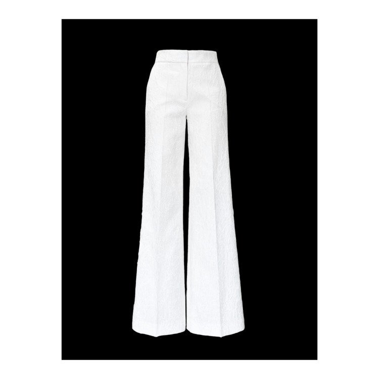 Factory Price Women'S Pants Straight Wide Legs Custom Labels Nina Flared Pant High-Quality Fabric Whiteant Vietnam Wholesaler