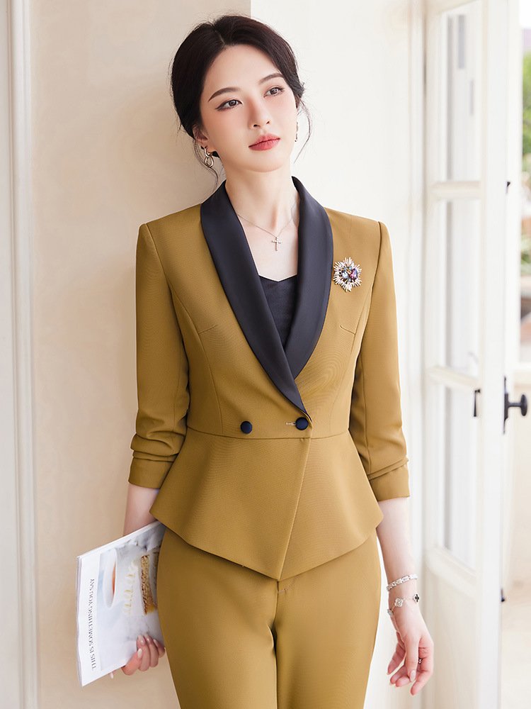 Single Breasted Cropped Custom Logo Blazers Women Plaid Blazer Women Blazer