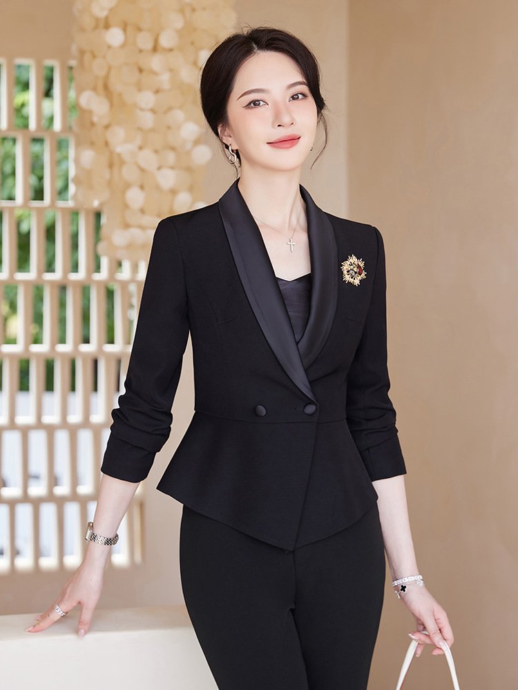 Single Breasted Cropped Custom Logo Blazers Women Plaid Blazer Women Blazer