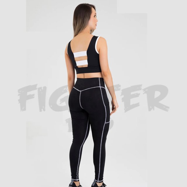 Gym Fitness Clothing Two Piece Yoga Set Women Sports Wear Seamless Sports Bra And Leggings