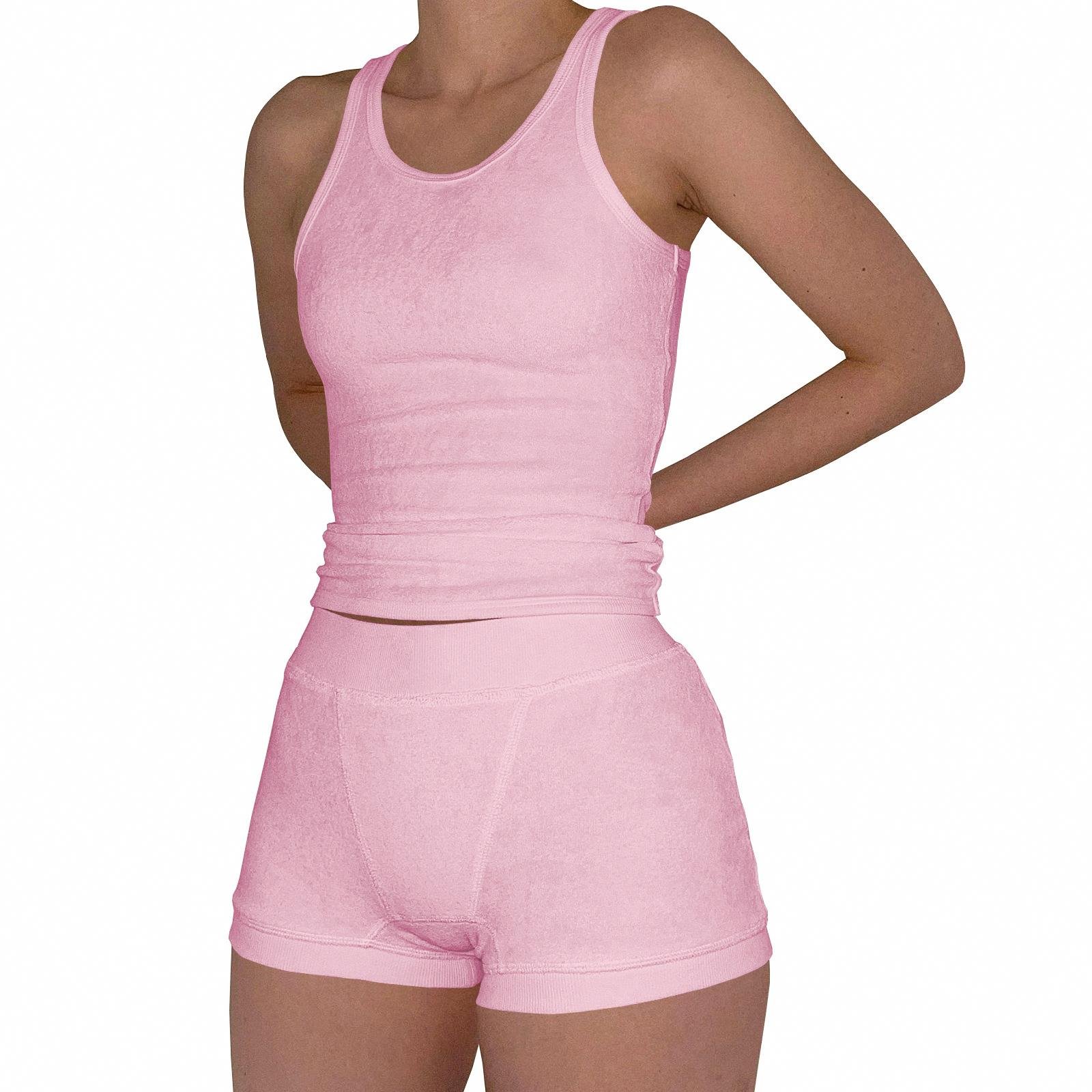 2024 sets for Women Summer Outfits Breathable Ribbed Crop Top Set Womens Fitness jogger Tank Top 2 Piece Shorts Sets