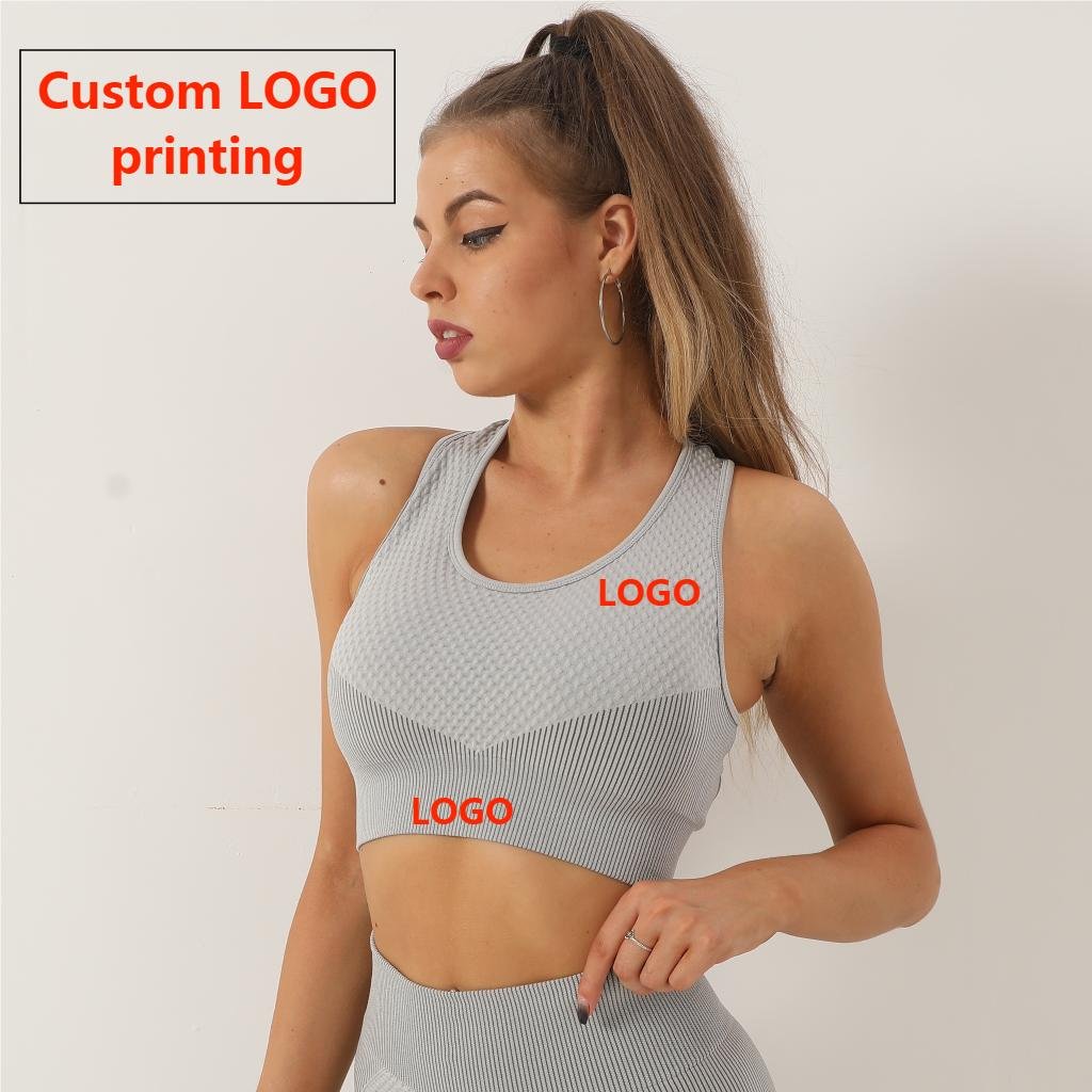 Women's Seamless Colorblock Striped Plus Size Sports Suit High Waist Pants High Impact Sports Bra Yoga Set