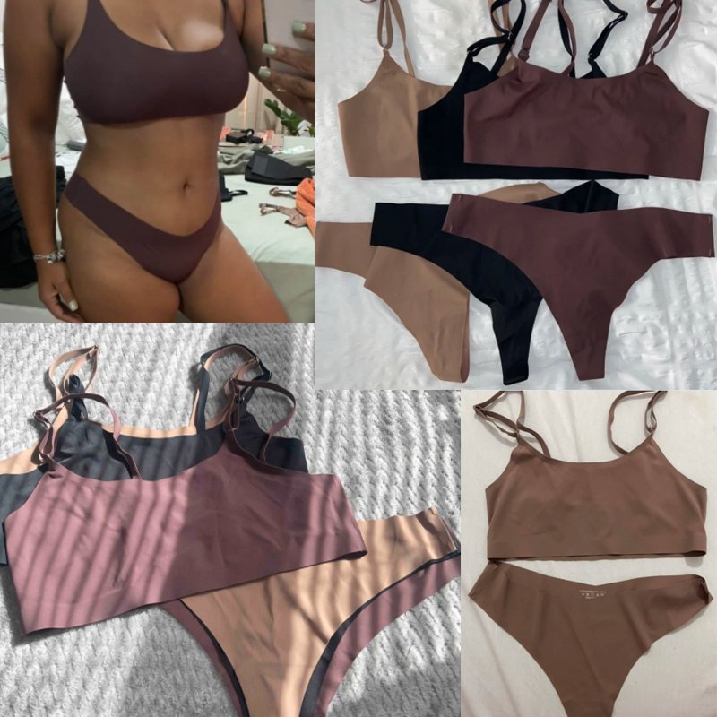 Hot sell Bras Manufacturer Bralette Set Sostenes Sin Costura Thong Wireless Bra And Panty Set Women's Underwear