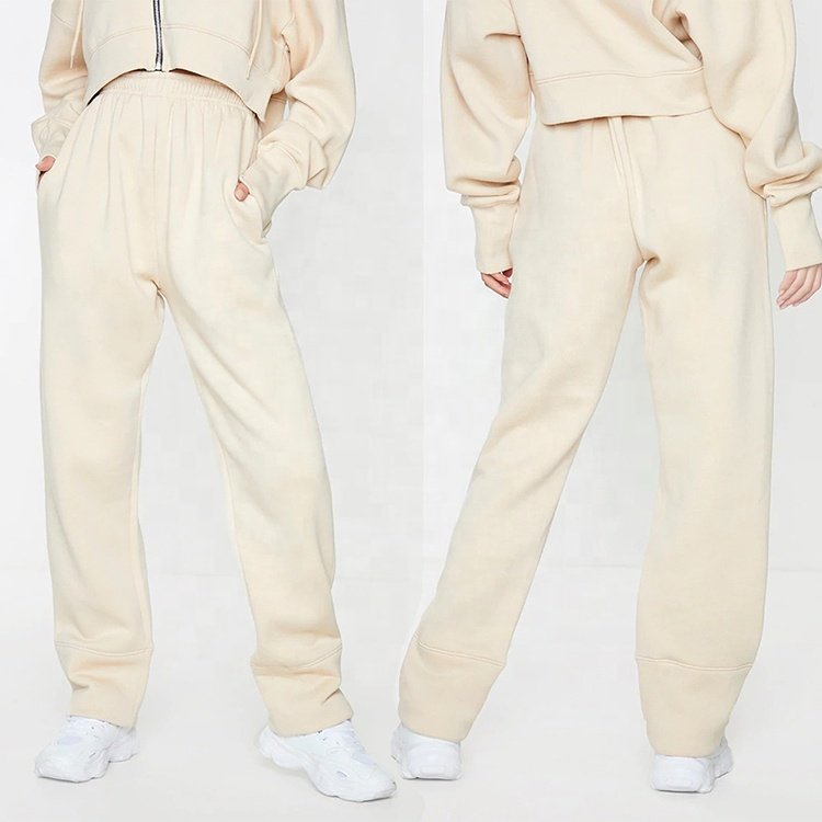 Women's Sets Cropped Hoodie Straight Leg Joggers womens 2 piece outfit two piece sets Sports Tracksuits For Women