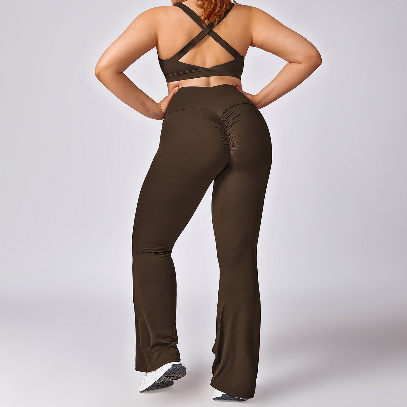 YIYI Summer Soft Fabrics Gym Fitness Set Cloud Feeling Workout Athletic Sets Quick Dry Plus Size Comfortable Yoga Set For Women