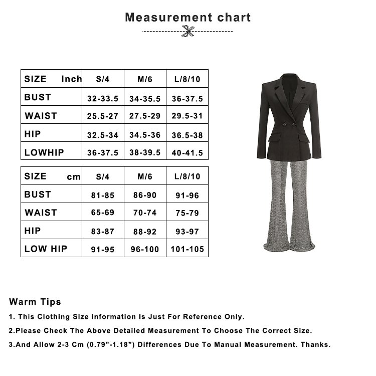 2024 New Evening Luxury Sexy V-Neck Blazers Rhinestone Pants Glitter Two Piece Set Women's Suits Blazers