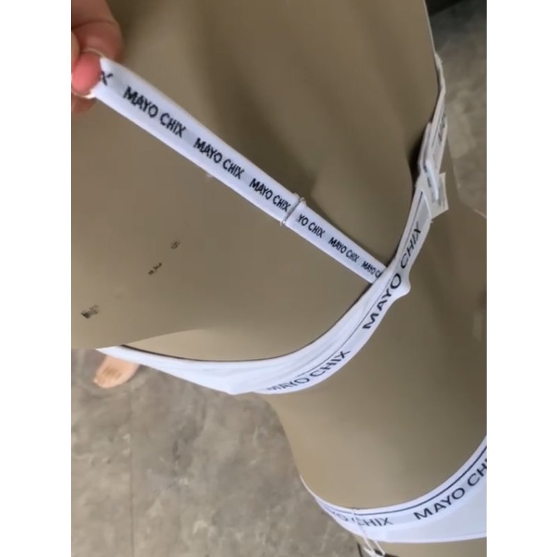 Custom Logo Fashion Woman Seamless Bra Cotton Underwear Comfortable Sports Bra and Thong Suit