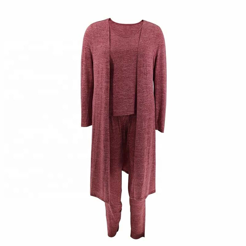Fashion casual plus size women's three piece women's set