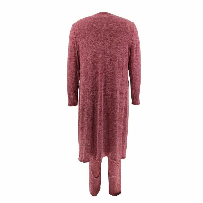 Fashion casual plus size women's three piece women's set